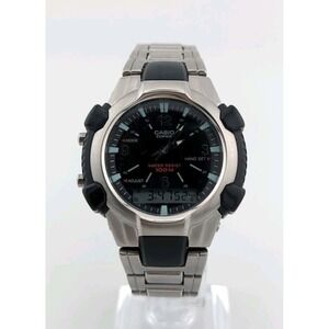 Casio Edifice EFA-101 Watch Analog/Digital 40mm Men's Watch - New Battery